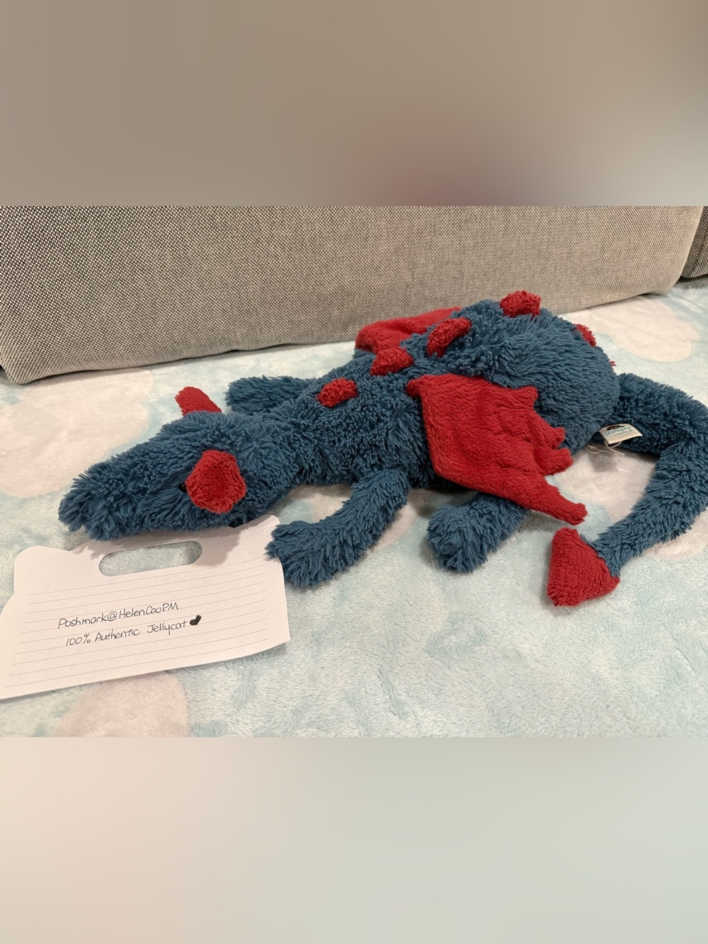Jellycat Dexter Dragon Large - Used/No Tag